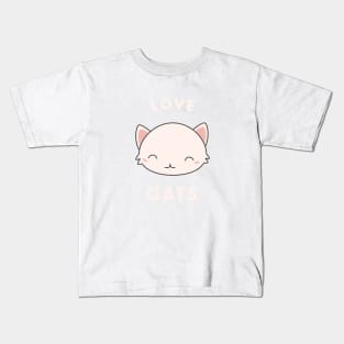 Kawaii Love Kawaii Cats T-Shirt Kids T-Shirt